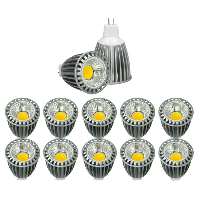 10-pack MR16 COB Spot 9W HI-POWER lámpara de ahorro de energía aprox. 500 lúmenes sustituye la lámpara del halógeno 60W ángulo de la radiación 60º
10-pack MR16 COB Spot 9W HI-POWER lámpara de ahorro de energía aprox. 500 lúmenes sustituye la lámpara del halógeno 60W ángulo de la radiación 60º