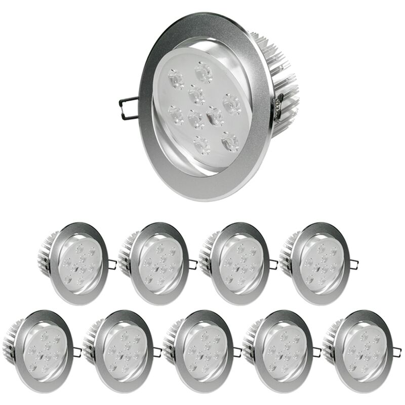 10 x Bombilla LED empotrable Proyector integrado 9W 220-240V Spot LED Redondo Ø13,5cm 632 lumens Blanco cálido 3000K - Ecd Germany
10 x Bombilla LED empotrable Proyector integrado 9W 220-240V Spot LED Redondo Ø13,5cm 632 lumens Blanco cálido 3000K - Ecd Germany