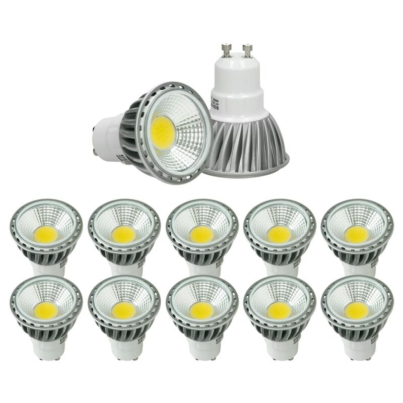 ECD Germany 10 x LED Spot regulable 6W COB GU10 - Equivale 40W Halógeno - 220-240V - Ángulo de haz de 60 ° - 321 lúmenes - 4000K Blanco neutro
ECD Germany 10 x LED Spot regulable 6W COB GU10 - Equivale 40W Halógeno - 220-240V - Ángulo de haz de 60 ° - 321 lúmenes - 4000K Blanco neutro