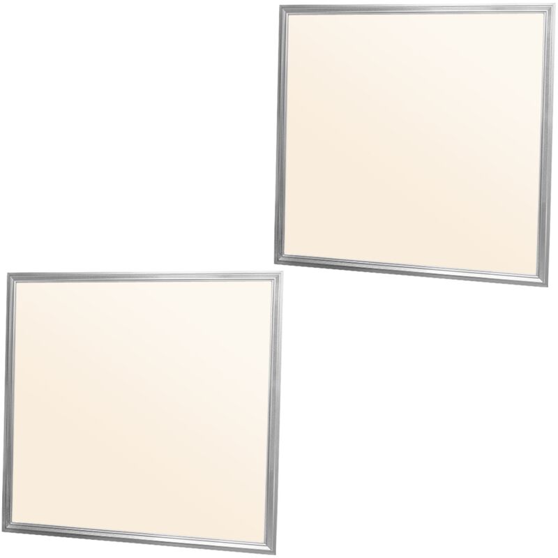 2 x Panel LED 36W - 62 x 62 cm - - Delgado ultradelgado - SMD 3014 - Blanco cálido 3000K - 220-240 V - aprox. 2985 Lumen - Luz empotrada en el techo
2 x Panel LED 36W - 62 x 62 cm - - Delgado ultradelgado - SMD 3014 - Blanco cálido 3000K - 220-240 V - aprox. 2985 Lumen - Luz empotrada en el techo