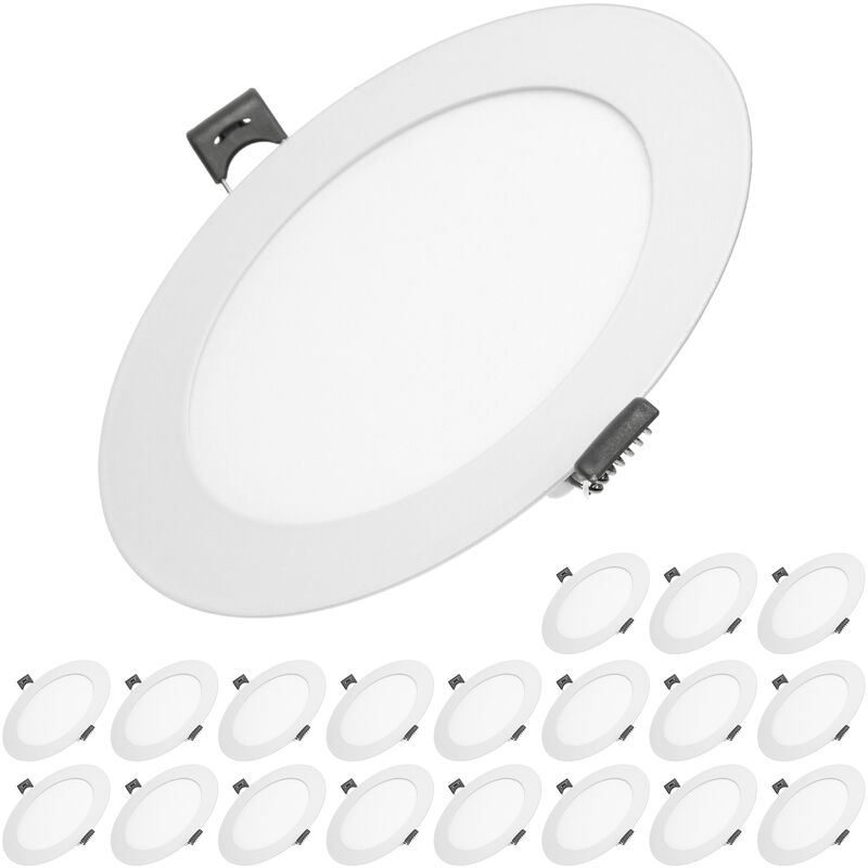 20x Lámpara de techo empotrable redonda 9W - Blanco neutro 4000K - 578 lúmenes Ø14.2cm - panel ultradelgado de techo - Ecd Germany
20x Lámpara de techo empotrable redonda 9W - Blanco neutro 4000K - 578 lúmenes Ø14.2cm - panel ultradelgado de techo - Ecd Germany