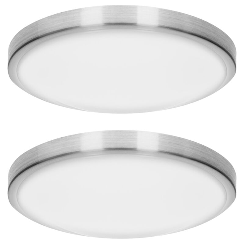 ECD Germany 2x Lámpara de luz LED Lámpara de techo Lámpara de pared Bajo consumo 12W en aluminio Ø 30 cm Ahorradora de energía
ECD Germany 2x Lámpara de luz LED Lámpara de techo Lámpara de pared Bajo consumo 12W en aluminio Ø 30 cm Ahorradora de energía