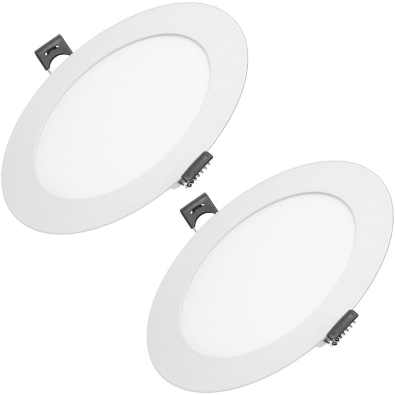 2x Lámpara de techo empotrable redonda 9W - Blanco frío 6000K - 575 lúmenes Ø14.2cm - panel ultradelgado de techo - Ecd Germany
2x Lámpara de techo empotrable redonda 9W - Blanco frío 6000K - 575 lúmenes Ø14.2cm - panel ultradelgado de techo - Ecd Germany
