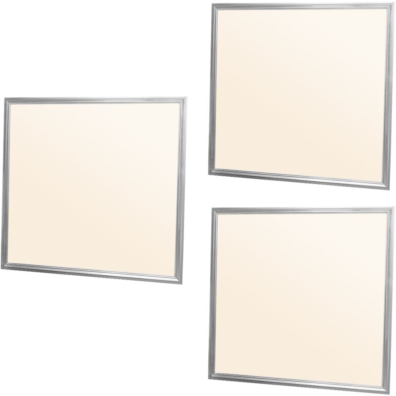 3 x Panel LED 36W - 62 x 62 cm - Paquete de 3 - Delgado ultradelgado - SMD 3014 - Blanco cálido 3000K - 220-240 V - aprox. 2985 Lumen - Luz empotrada
3 x Panel LED 36W - 62 x 62 cm - Paquete de 3 - Delgado ultradelgado - SMD 3014 - Blanco cálido 3000K - 220-240 V - aprox. 2985 Lumen - Luz empotrada