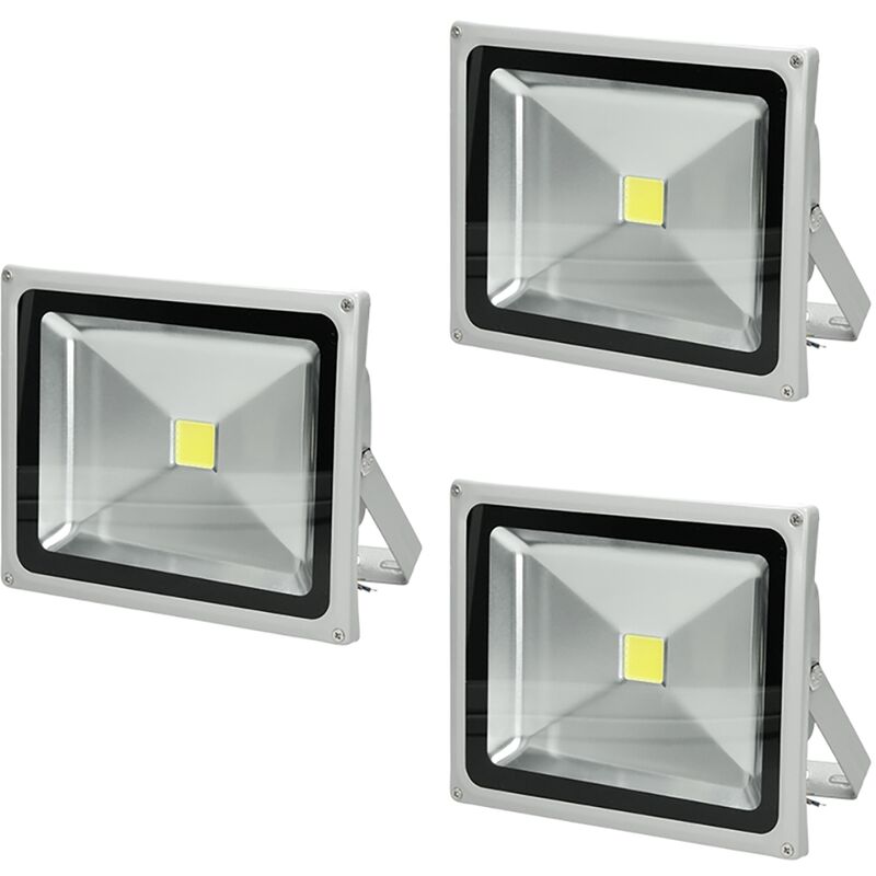 3x Focos reflectores con sensor de movimiento LED 30W - resistente al agua - 1704 lúmenes - 6000K Blanco frío - Clase de protección IP65 - proyector
3x Focos reflectores con sensor de movimiento LED 30W - resistente al agua - 1704 lúmenes - 6000K Blanco frío - Clase de protección IP65 - proyector