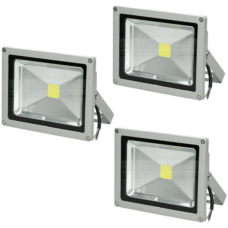 3x Focos reflectores LED 20W - resistente al agua - 1200 lúmenes - 6000K Blanco frío - Clase de protección IP65 - proyector de pared para exterior
3x Focos reflectores LED 20W - resistente al agua - 1200 lúmenes - 6000K Blanco frío - Clase de protección IP65 - proyector de pared para exterior