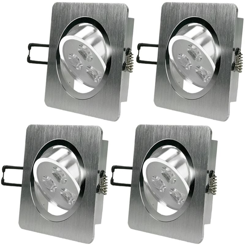 ECD Germany 4x LED Spot 3W 230V - IP44 - Cuadrado 92 x 92 mm - 245 lúmenes - Blanco frío 6000K - Giratorio 30 ° - Blanco frío 6000K - LED empotrable
ECD Germany 4x LED Spot 3W 230V - IP44 - Cuadrado 92 x 92 mm - 245 lúmenes - Blanco frío 6000K - Giratorio 30 ° - Blanco frío 6000K - LED empotrable