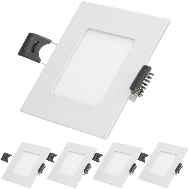 ECD Germany 5x Lámpara de techo empotrable cuadrada 3W - Blanco cálido 3000K - 123 lúmenes Ø22cm - panel ultradelgado de techo
ECD Germany 5x Lámpara de techo empotrable cuadrada 3W - Blanco cálido 3000K - 123 lúmenes Ø22cm - panel ultradelgado de techo