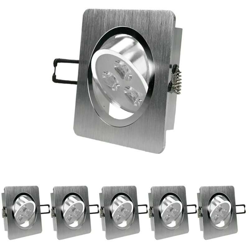 ECD Germany 6x LED Spot 3W 230V - IP44 - Cuadrado 92 x 92 mm - 220 lúmenes - Blanco cálido 3000K - Giratorio 30 ° - Blanco frío 6000K - LED empotrable
ECD Germany 6x LED Spot 3W 230V - IP44 - Cuadrado 92 x 92 mm - 220 lúmenes - Blanco cálido 3000K - Giratorio 30 ° - Blanco frío 6000K - LED empotrable