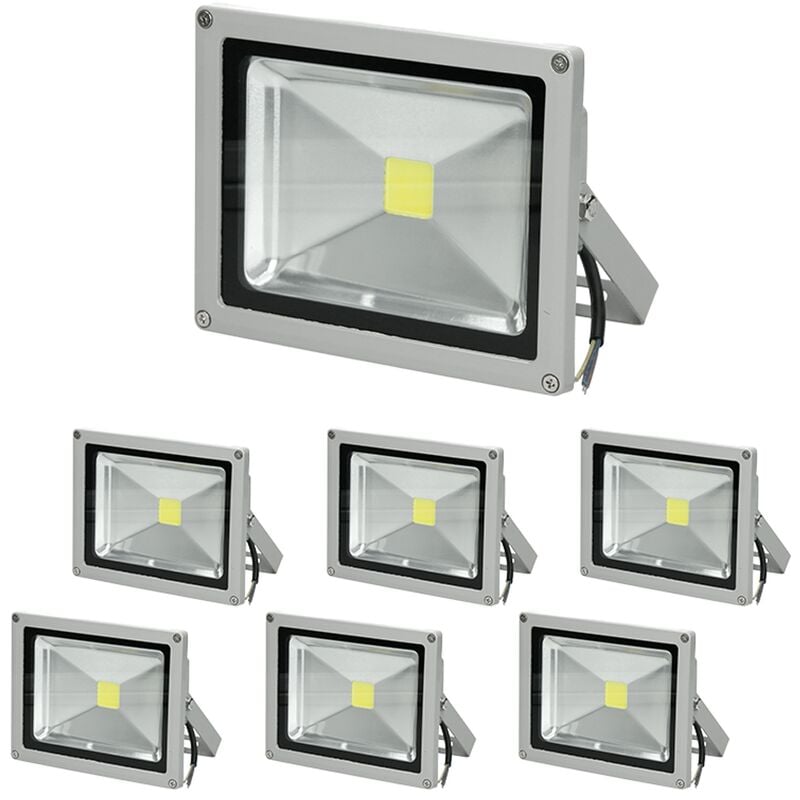7x Focos reflectores con sensor de movimiento LED 20W - resistente al agua - 1200 lúmenes - 6000K Blanco frío - Clase de protección IP65 - proyector
7x Focos reflectores con sensor de movimiento LED 20W - resistente al agua - 1200 lúmenes - 6000K Blanco frío - Clase de protección IP65 - proyector