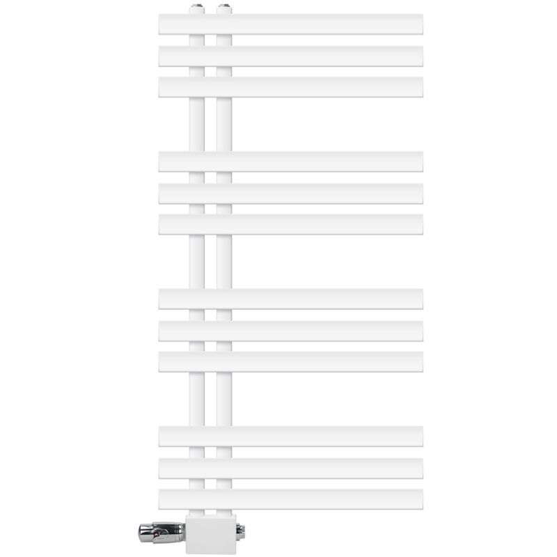 Ecd Germany - Radiador de baño 500 x 1000 mm calentador de toallas blanco con kit de montaje en pared + conexión central 5 niveles ajustables
Ecd Germany - Radiador de baño 500 x 1000 mm calentador de toallas blanco con kit de montaje en pared + conexión central 5 niveles ajustables