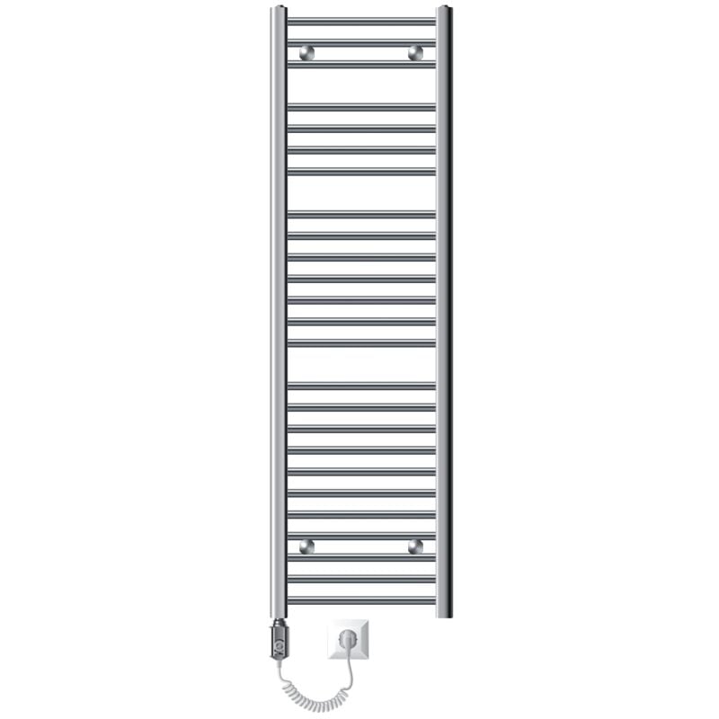 Radiador eléctrico de baño - 900W - 400 x 1500 mm - cromo - plano - con conexión lateral - Secador de toallas - Ecd Germany
Radiador eléctrico de baño - 900W - 400 x 1500 mm - cromo - plano - con conexión lateral - Secador de toallas - Ecd Germany