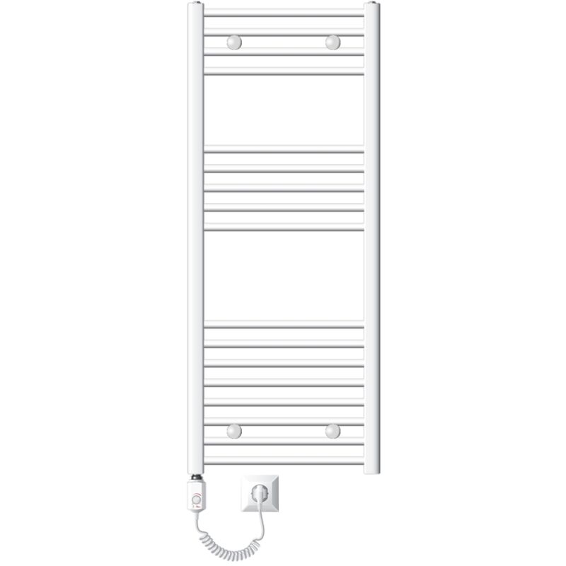 Radiador toallero eléctrico - 500 x 1200 mm - blanco - 1200W - curvado - con conexión lateral - Radiador toallero Secador de toallas - Radiadores
Radiador toallero eléctrico - 500 x 1200 mm - blanco - 1200W - curvado - con conexión lateral - Radiador toallero Secador de toallas - Radiadores
