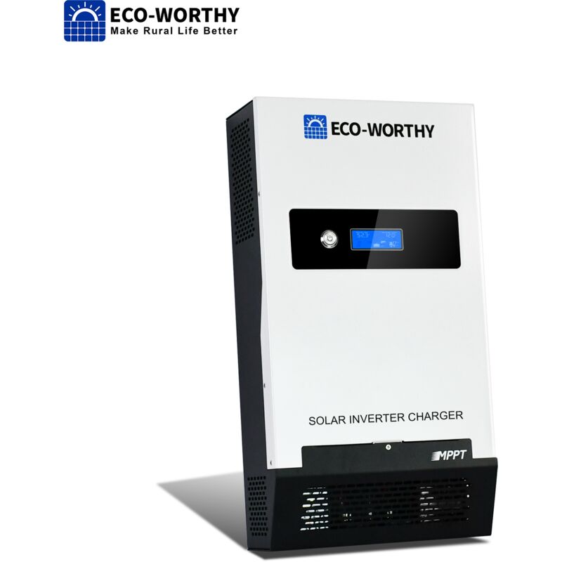 1500W 24V-230V Sistema solar inversor de carga solar de onda sinusoidal pura para el hogar de la cabaña del cobertizo - Eco-worthy
1500W 24V-230V Sistema solar inversor de carga solar de onda sinusoidal pura para el hogar de la cabaña del cobertizo - Eco-worthy