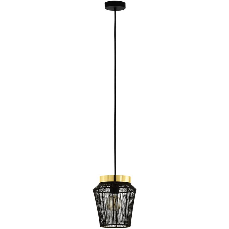 99806 Escandidos - Lámpara de techo (110 x 22 cm, intensidad regulable), color negro y dorado - Black - Eglo
99806 Escandidos - Lámpara de techo (110 x 22 cm, intensidad regulable), color negro y dorado - Black - Eglo