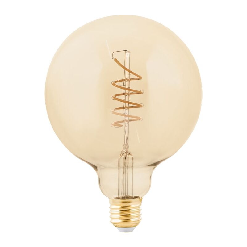 EGLO , Bombilla LED E27 regulable, bombilla vintage ámbar, espiral LED globo de 4 W , equivalente a 24 W , 245 lúmenes, E27 LED blanco cálido, 2200
EGLO , Bombilla LED E27 regulable, bombilla vintage ámbar, espiral LED globo de 4 W , equivalente a 24 W , 245 lúmenes, E27 LED blanco cálido, 2200