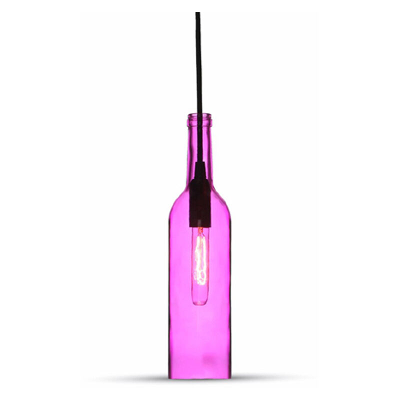 Colgante botella rose E14 max 60W