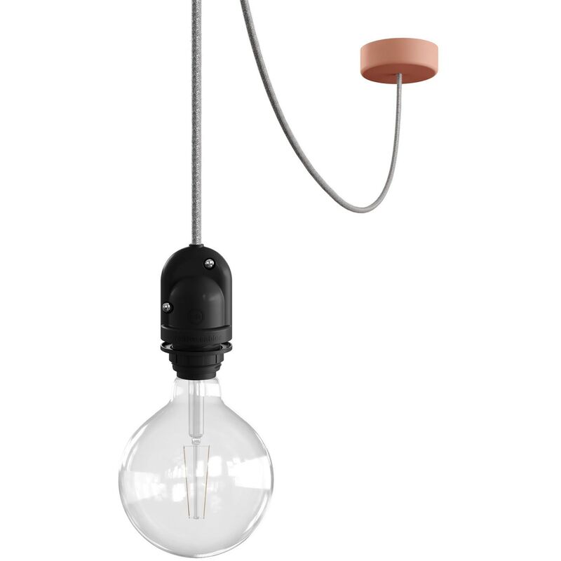 EIVA Lámpara de exterior para pantalla con 5 m cable textil, descentralizador, rosetón y portalámparas silicona IP65 | Salmón - Salmón
EIVA Lámpara de exterior para pantalla con 5 m cable textil, descentralizador, rosetón y portalámparas silicona IP65 | Salmón - Salmón