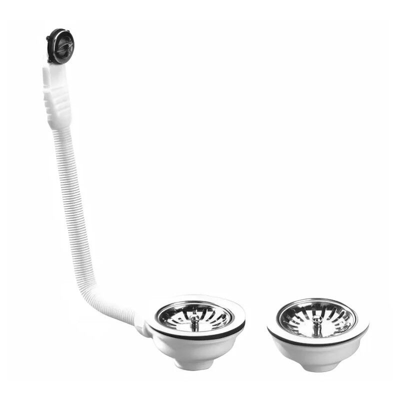 Nicoll - Juego de tapones cromados con y sin rebosadero para doble lavabo - 0204168
Nicoll - Juego de tapones cromados con y sin rebosadero para doble lavabo - 0204168