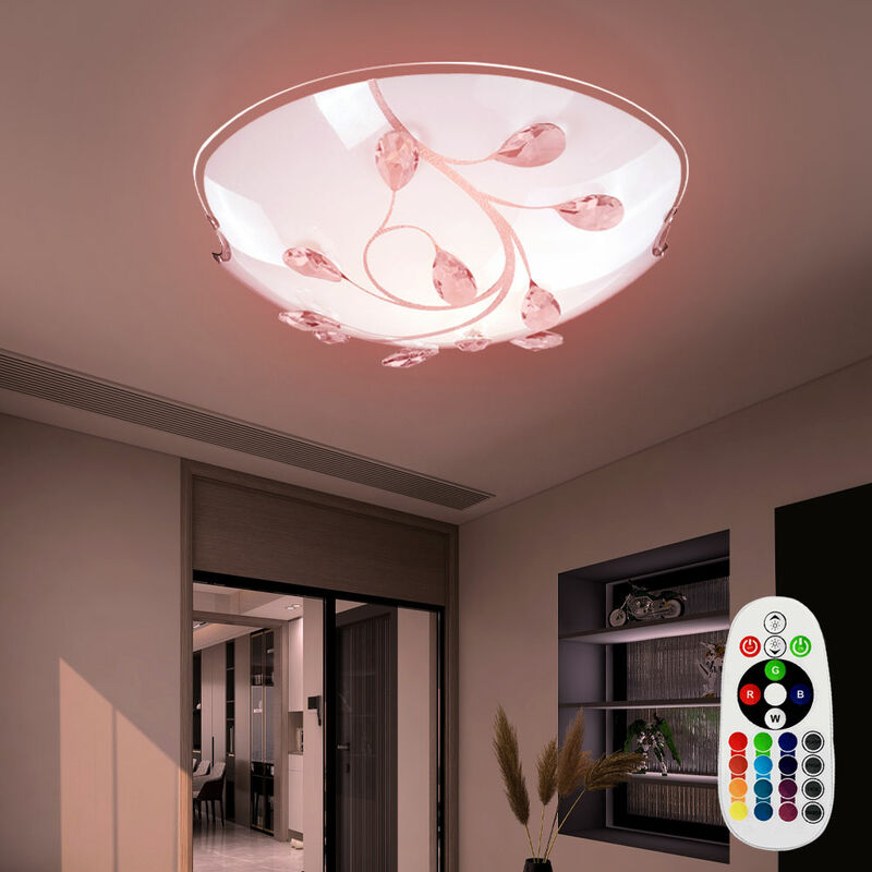 Lámpara de techo elegante lámpara de patrón de hojas de cristal conmutable con cambio de color en un juego que incluye lámparas LED RGB
Lámpara de techo elegante lámpara de patrón de hojas de cristal conmutable con cambio de color en un juego que incluye lámparas LED RGB