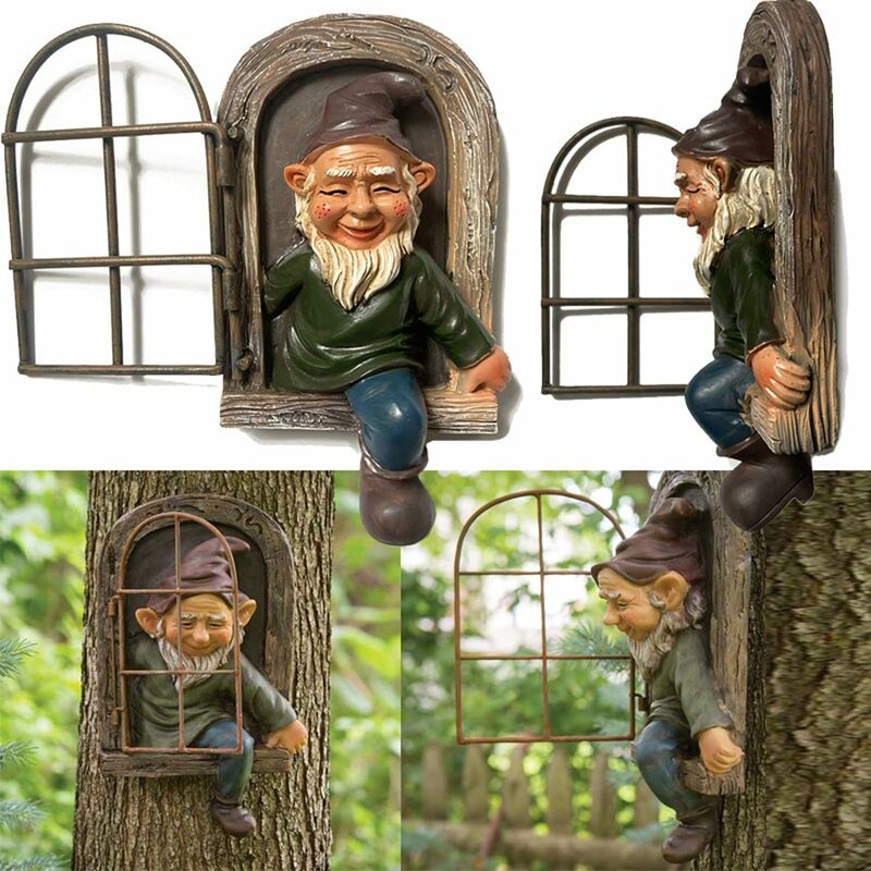 Elf Out the Door Tree Hugger, Garden Peeker Yard Art Resin Garden Escultura Garden Gnome Garden Decoration Estatua Adorno Regalo
Elf Out the Door Tree Hugger, Garden Peeker Yard Art Resin Garden Escultura Garden Gnome Garden Decoration Estatua Adorno Regalo