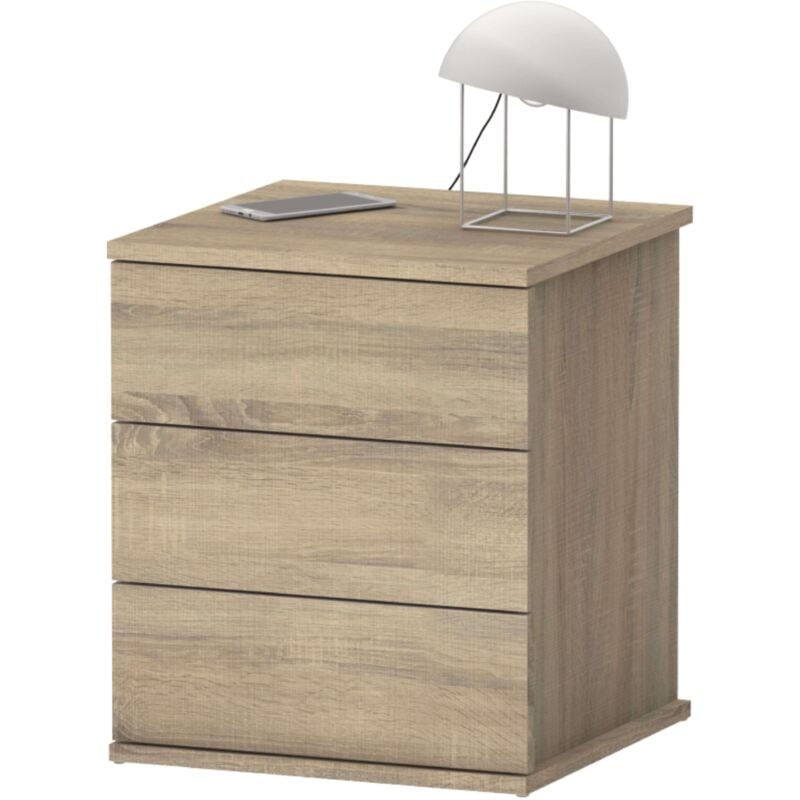 Elsa Mesita tres cajones dormitorio infantil o matrimonio 48.5 x 41 x 40 cm color roble cambrian
Elsa Mesita tres cajones dormitorio infantil o matrimonio 48.5 x 41 x 40 cm color roble cambrian