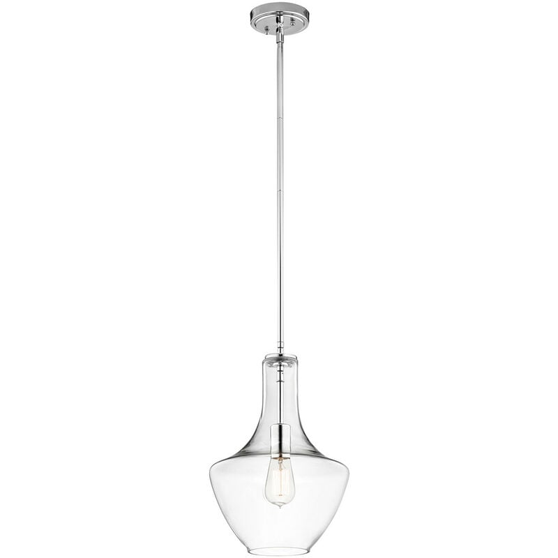 Everly - Lámpara colgante de techo tipo domo pequeña con 1 luz, cromo, E27 - Elstead
Everly - Lámpara colgante de techo tipo domo pequeña con 1 luz, cromo, E27 - Elstead