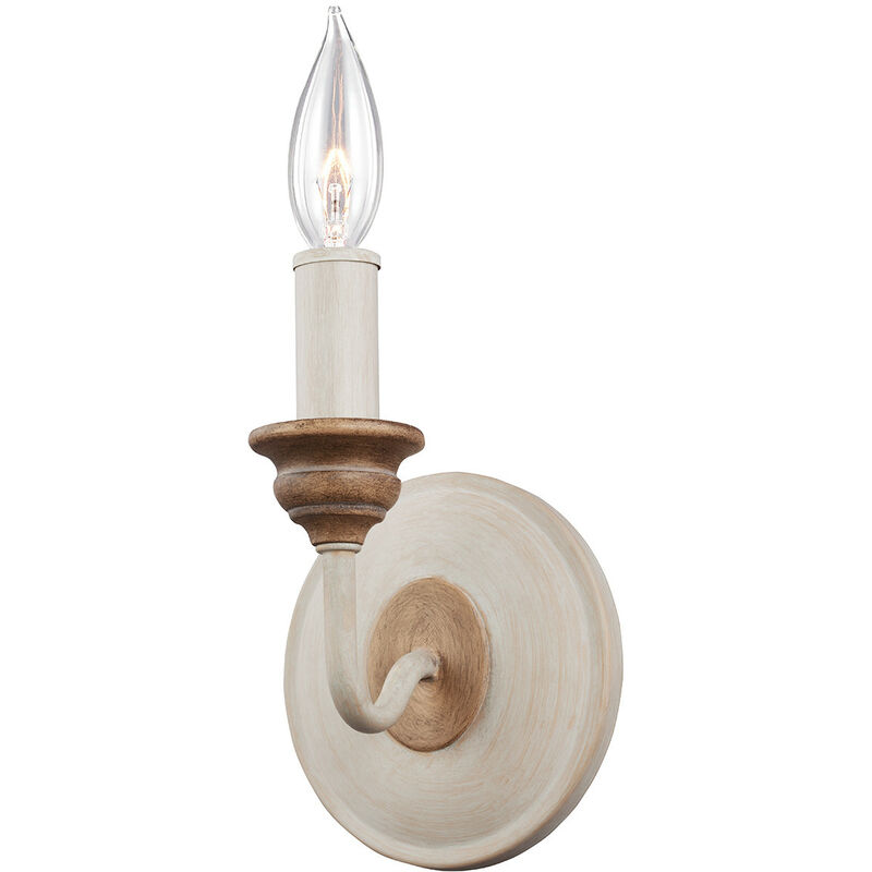 Elstead Hartsville - Lámpara de pared con vela para interiores, 1 luz, lavada con tiza, Beachwood, E14
Elstead Hartsville - Lámpara de pared con vela para interiores, 1 luz, lavada con tiza, Beachwood, E14
