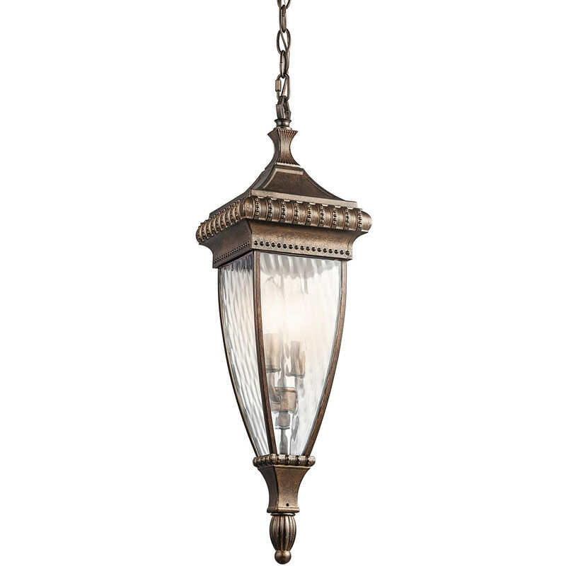 Elstead Venetian Rain - Lámpara de techo con cadena para exteriores, 2 luces, bronce cepillado, E14
Elstead Venetian Rain - Lámpara de techo con cadena para exteriores, 2 luces, bronce cepillado, E14
