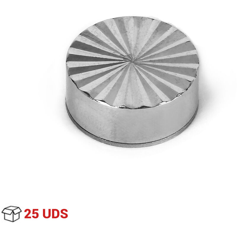 REI - Embellecedor de Tornillos para Sujeción de Espejos | Estilo Funcional | Fabricado en Latón | Acabado en Cromo Brillo | Medidas 18*18*8 mm |
REI - Embellecedor de Tornillos para Sujeción de Espejos | Estilo Funcional | Fabricado en Latón | Acabado en Cromo Brillo | Medidas 18*18*8 mm |