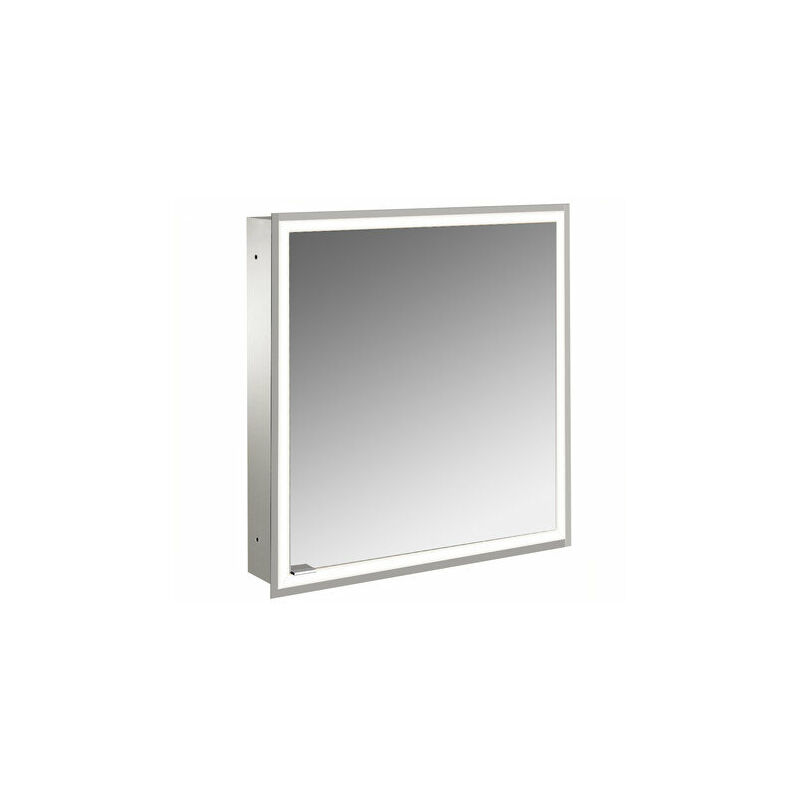Emco asis prime Armario con espejo, modelo empotrado, 1 puerta, con bisagra a la derecha, 600mm, cumplimiento: Panel trasero de cristal blanco
Emco asis prime Armario con espejo, modelo empotrado, 1 puerta, con bisagra a la derecha, 600mm, cumplimiento: Panel trasero de cristal blanco