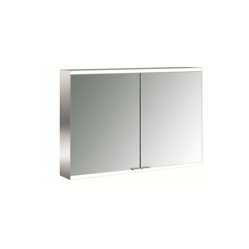 Emco prime 2 Armario con espejo iluminado, 1000 mm, 2 puertas, modelo de montaje en superficie, IP 20, sin paquete de luces, cumplimiento: Panel
Emco prime 2 Armario con espejo iluminado, 1000 mm, 2 puertas, modelo de montaje en superficie, IP 20, sin paquete de luces, cumplimiento: Panel