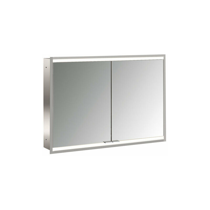 Emco prime 2 Armario con espejo iluminado, 1000 mm, 2 puertas, modelo empotrado, IP 20, con paquete de luces, cumplimiento: Panel trasero de cristal
Emco prime 2 Armario con espejo iluminado, 1000 mm, 2 puertas, modelo empotrado, IP 20, con paquete de luces, cumplimiento: Panel trasero de cristal