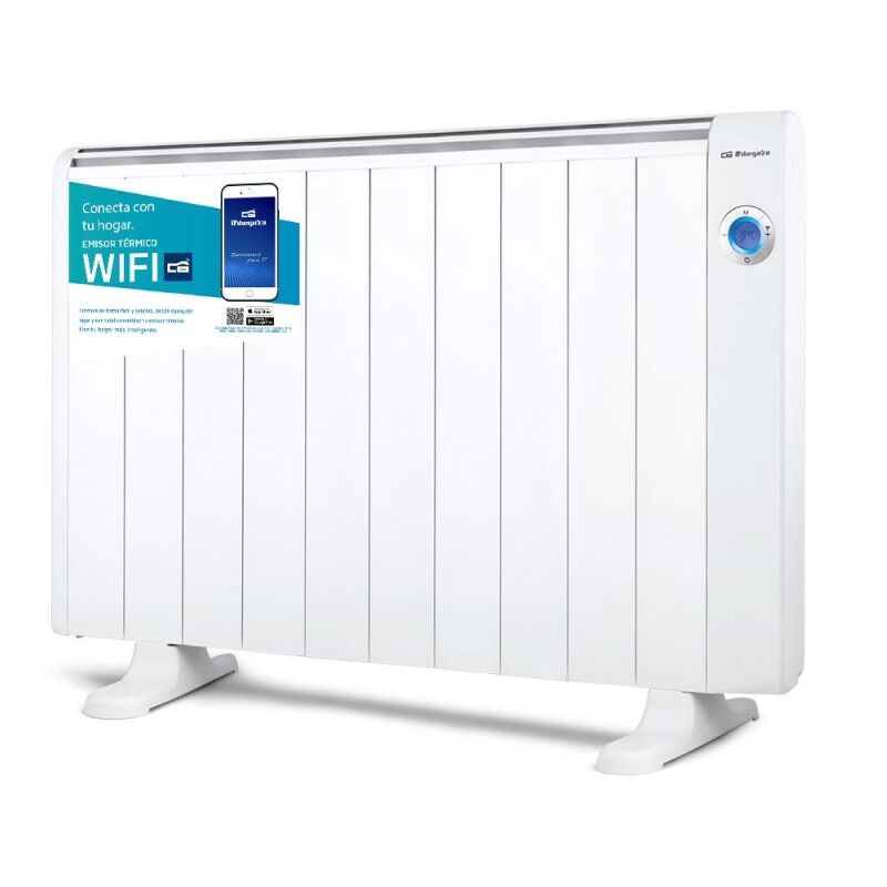 Emisor térmico Orbegozo 11 elementos. 1800W. Conexión inalámbrica WIFI mediante APP. Rango de temperatura : 7ºC - 35º C. 
Emisor térmico Orbegozo 11 elementos. 1800W. Conexión inalámbrica WIFI mediante APP. Rango de temperatura : 7ºC - 35º C.