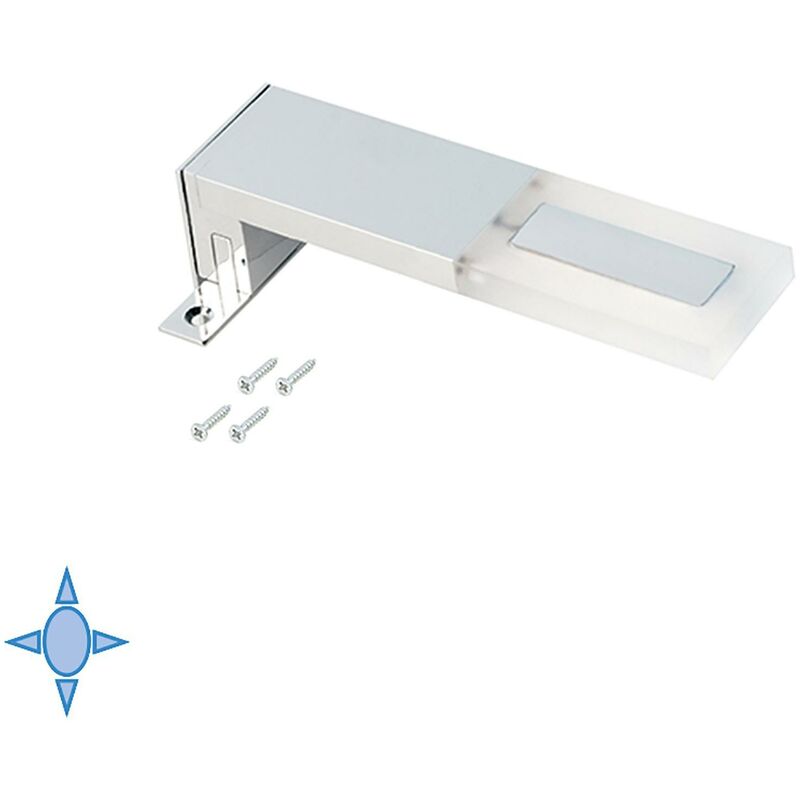 aplique led para espejo de baño sagitarius 40 mm (ac 230v 50hz), 5 w, cromado, plástico y aluminio - Emuca
aplique led para espejo de baño sagitarius 40 mm (ac 230v 50hz), 5 w, cromado, plástico y aluminio - Emuca