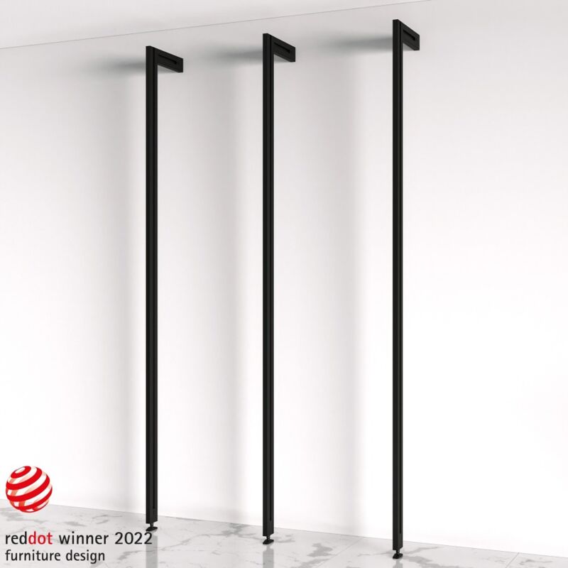 Emuca - Kit de perfiles con herrajes para montaje en L, Aluminio y Zamak, Negro texturizado , 3 uds
Emuca - Kit de perfiles con herrajes para montaje en L, Aluminio y Zamak, Negro texturizado , 3 uds