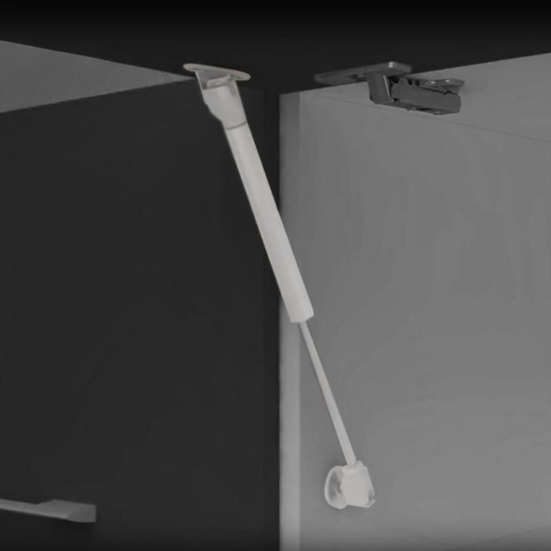 Pistón a gas para puertas elevables, fuerza 11 kg, recorrido 80 mm, con enganches, Gris metalizado, 10 ud.
Pistón a gas para puertas elevables, fuerza 11 kg, recorrido 80 mm, con enganches, Gris metalizado, 10 ud.
