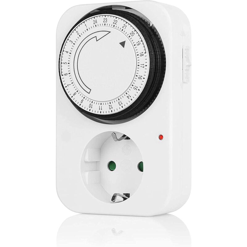 Enchufe con temporizador analógico programable para uso en interior, fácil de usar y compatible con lámparas halógenas
Enchufe con temporizador analógico programable para uso en interior, fácil de usar y compatible con lámparas halógenas