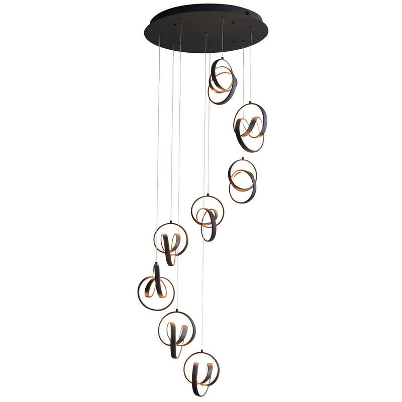 Endon Cosma Colgante de gota de racimo de LED integrado de diseñador moderno Acabado en negro texturizado
Endon Cosma Colgante de gota de racimo de LED integrado de diseñador moderno Acabado en negro texturizado