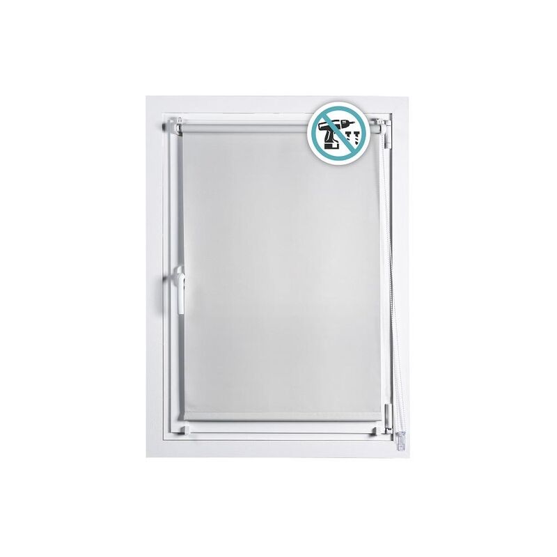 Enrollable Sin Taladrar Opaco Marfil 90X180