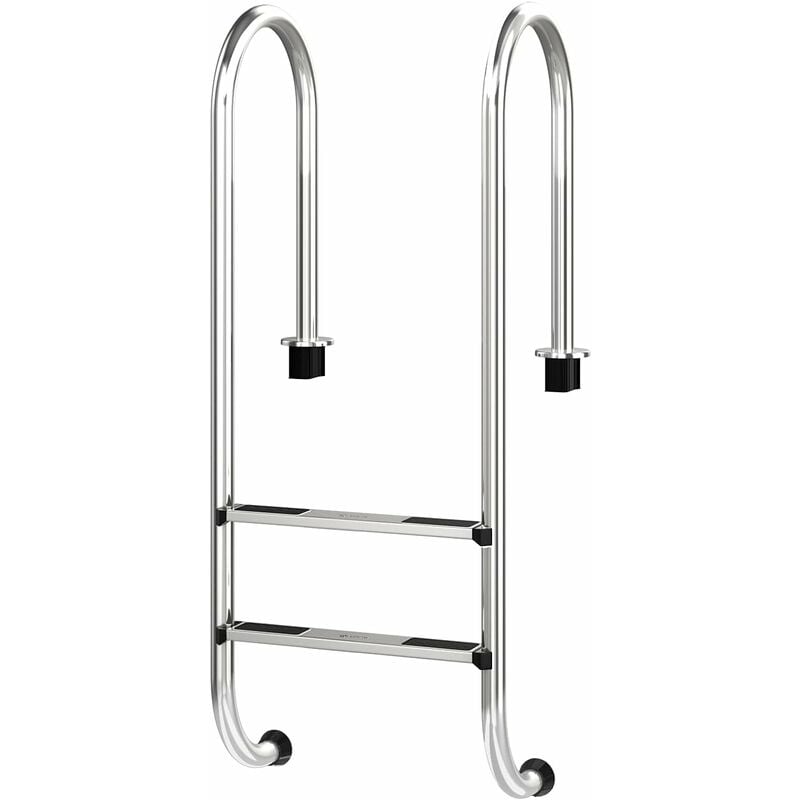 Escalera para Piscina con 2 Peldaños Escalera Antideslizante de Acero Inoxidable Capacidad Carga hasta 200kg,54,5 x 39 x 138,5 centímetros
Escalera para Piscina con 2 Peldaños Escalera Antideslizante de Acero Inoxidable Capacidad Carga hasta 200kg,54,5 x 39 x 138,5 centímetros
