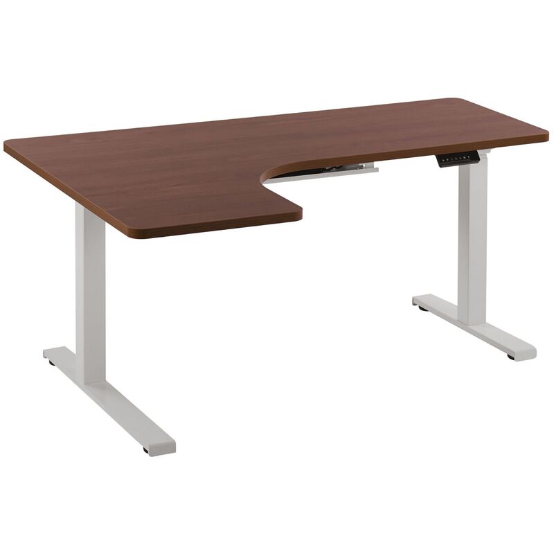 Escritorio ajustable esquinero madera oscura/blanco izquierdo 160x110 cm DESTIN II
Escritorio ajustable esquinero madera oscura/blanco izquierdo 160x110 cm DESTIN II