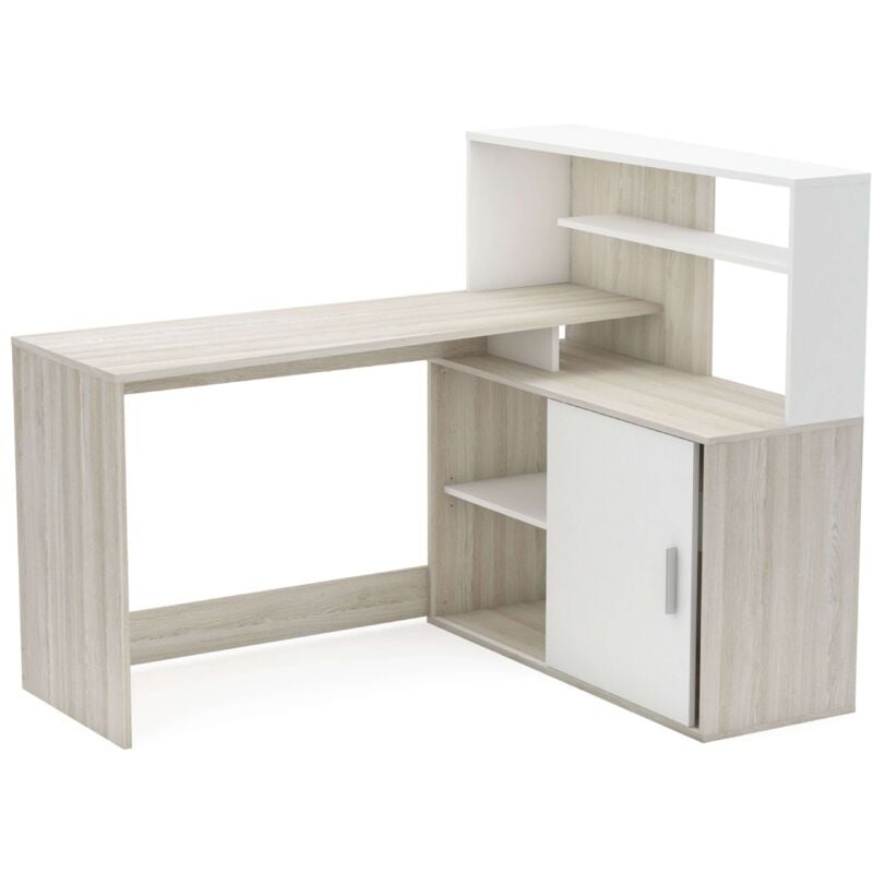 Velocimuebles - Escritorio Brice Con Altillo Color Roble Y Blanco Oficina Despacho Dormitorio Moderno 113x141x108 Cm
Velocimuebles - Escritorio Brice Con Altillo Color Roble Y Blanco Oficina Despacho Dormitorio Moderno 113x141x108 Cm