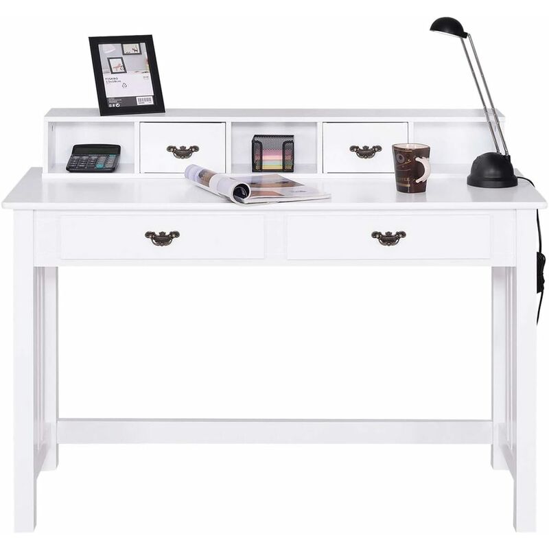 Costway - Escritorio con 4 Cajones Mesa para Computadora con Parte Superior Removible Mesa de Trabajo de Madera Mesa Consola para Oficina Hogar
Costway - Escritorio con 4 Cajones Mesa para Computadora con Parte Superior Removible Mesa de Trabajo de Madera Mesa Consola para Oficina Hogar