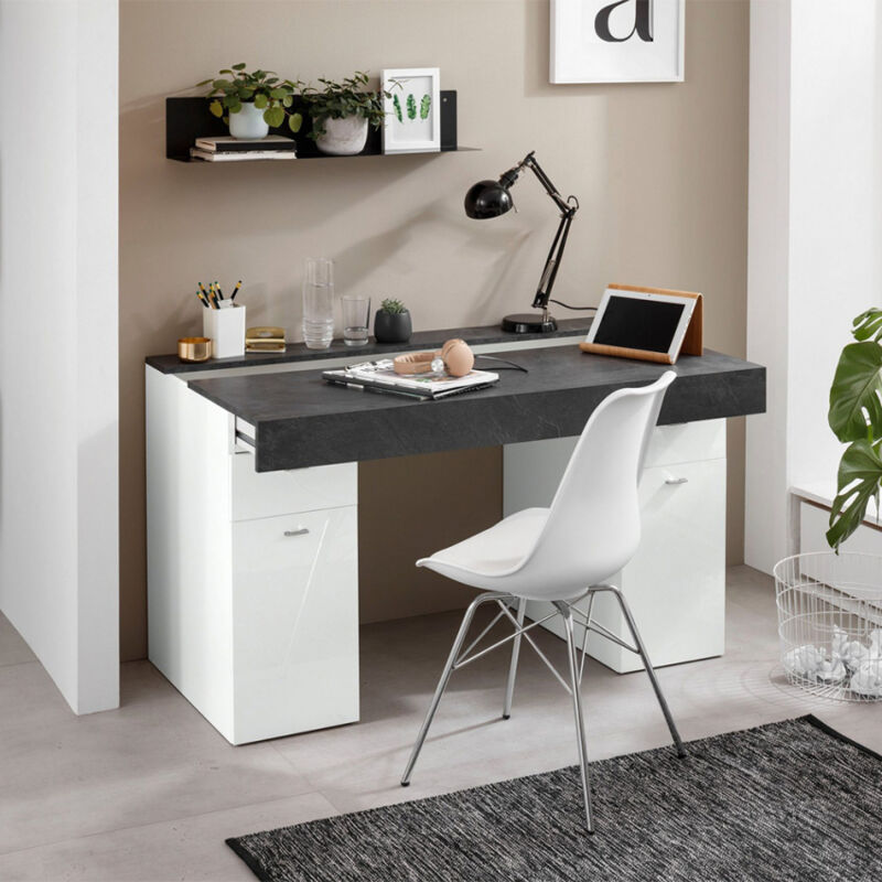 Ahd Amazing Home Design - Escritorio oficina 130 x 60 cm ahorra espacio superficie deslizante Sliding L Ardesia
Ahd Amazing Home Design - Escritorio oficina 130 x 60 cm ahorra espacio superficie deslizante Sliding L Ardesia