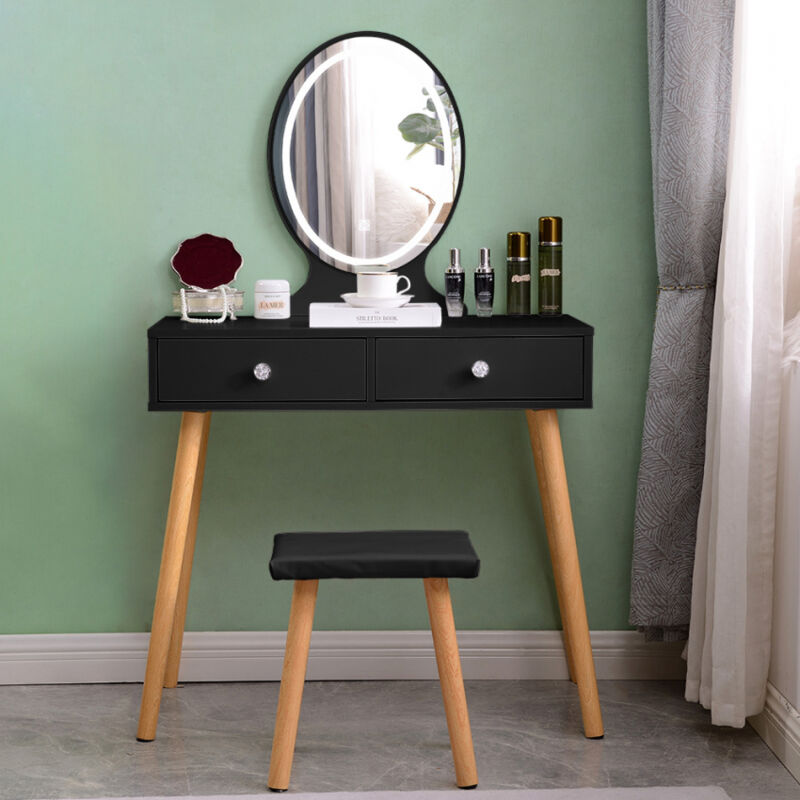 Llb Living Life Bed - Tocador maquillaje escandinavo negro cajón espejo LED Serena Black
Llb Living Life Bed - Tocador maquillaje escandinavo negro cajón espejo LED Serena Black