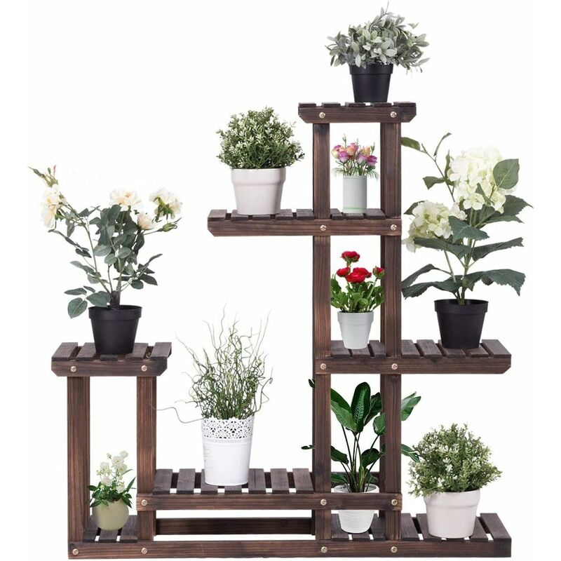 Estante de la Planta Floral Soporte Bastidor para Macetas Jardín Balcón Decorativas Estante Madera Multinivel 100x25x97cm
Estante de la Planta Floral Soporte Bastidor para Macetas Jardín Balcón Decorativas Estante Madera Multinivel 100x25x97cm
