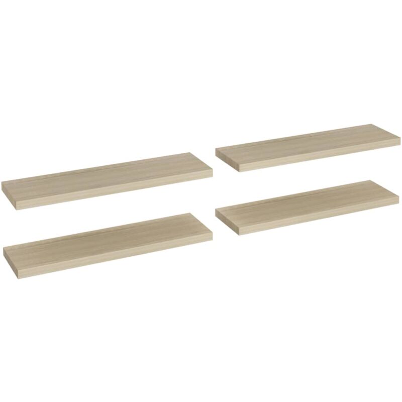 vidaXL Estante Flotante de Pared MDF 4 Unidades Color Roble 90x23,5x3,8 cm - Marrón
vidaXL Estante Flotante de Pared MDF 4 Unidades Color Roble 90x23,5x3,8 cm - Marrón
