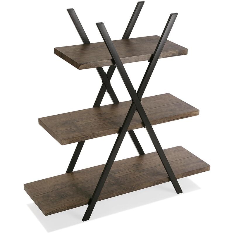 Jules Estantería de Pared de Estilo Industrial Biblioteca, 101x33x100cm - Marrón - Versa
Jules Estantería de Pared de Estilo Industrial Biblioteca, 101x33x100cm - Marrón - Versa