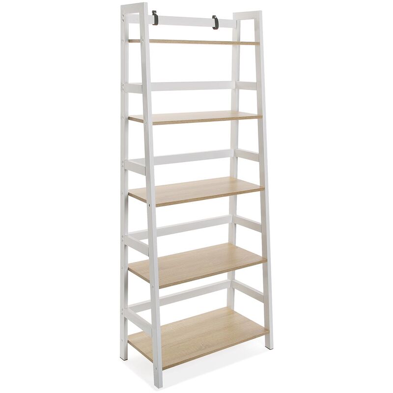 Versa Vale Estantería de Pared de Estilo Industrial Biblioteca, 163x64x34cm - Marrón y blanco
Versa Vale Estantería de Pared de Estilo Industrial Biblioteca, 163x64x34cm - Marrón y blanco